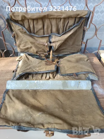 Стара военна чанта  инструменти въоръжение , снимка 4 - Антикварни и старинни предмети - 48277117