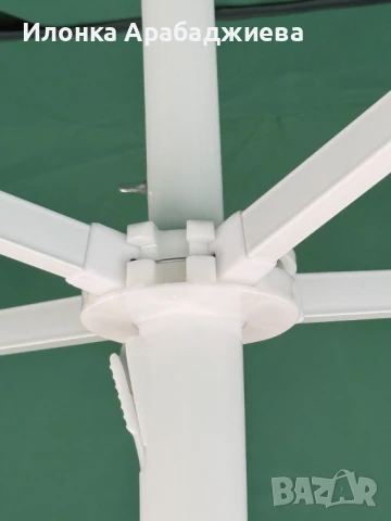 Чадър за градина и плаж – 2.40 м широчина, 2.60 м височина "Много здрав чадър", снимка 4 - Градински мебели, декорация  - 50409553