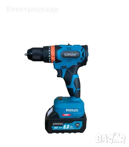 4в1 Гайковерт Винтоверт Ъглошлайф 125мм и Перфоратор 36V 8,0AH ПРОМО КОМПЛЕКТ 3х Батерии и куфар Аку, снимка 4 - Други инструменти - 47608473