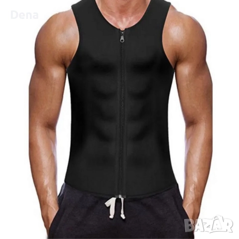 Стягащ фитнес термо елек Jingba Support Fiery Sports Shapewear for Men, снимка 2 - Спортни дрехи, екипи - 52328548