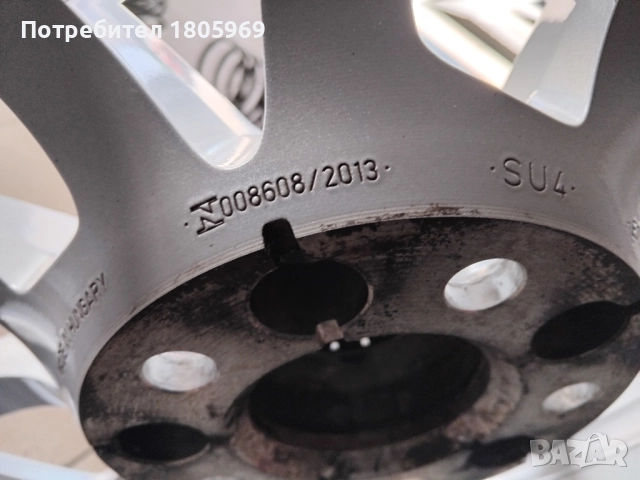 4бр. ал. джанти Audi (оригинални) 5x112 , 7,5x17 , ET36 , централен отвор 66,5мм, снимка 8 - Гуми и джанти - 51810060
