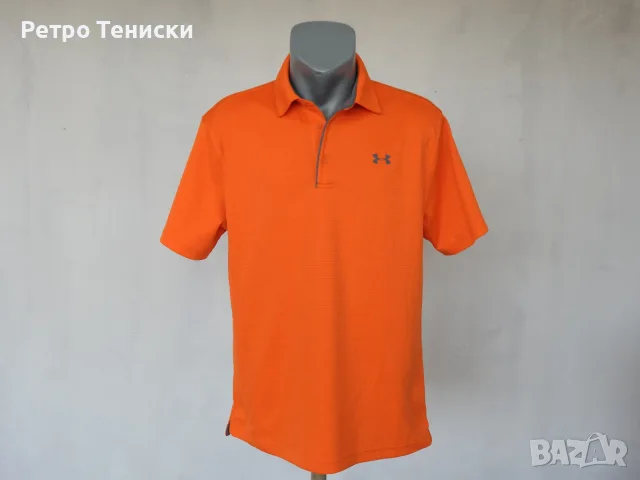 Поло тениска Under armour — Мъже размер L Оранжево