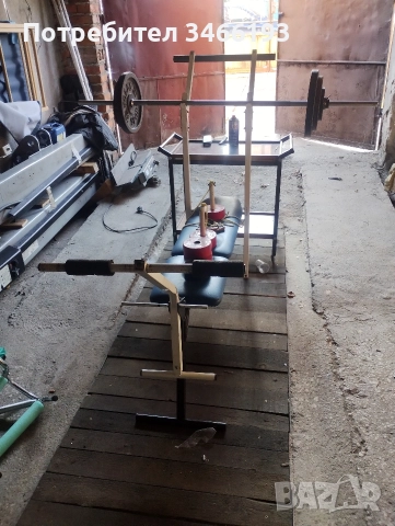 лежанка с тежести, снимка 2 - Фитнес уреди - 52924467