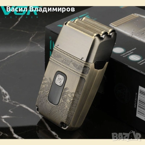 Електрическа самобръсначка с тройна титанова мрежа V-335, снимка 2 - Електрически самобръсначки - 53038726