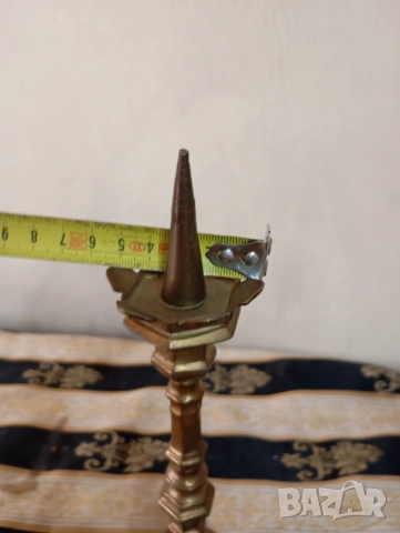 Бароков свещник, снимка 4 - Други ценни предмети - 52440655