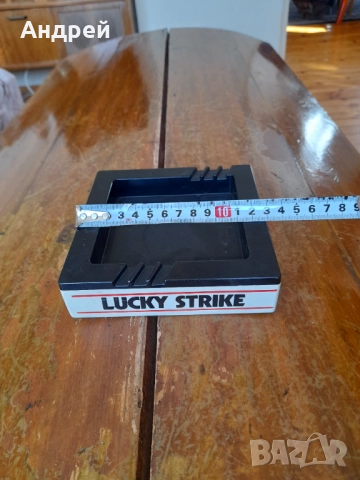 Стар пепелник Lucky Strike #2, снимка 3 - Други ценни предмети - 51911800