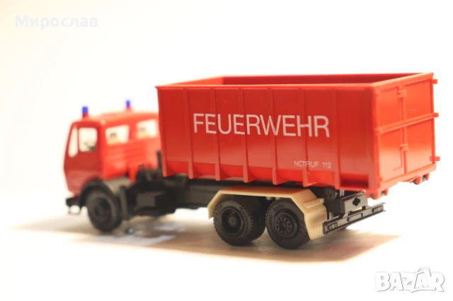 HERPA H0 1/87 MERCEDES КАМИОН МОДЕЛ САМОСВАЛ ПОЖАРНА , снимка 8 - Колекции - 51065599