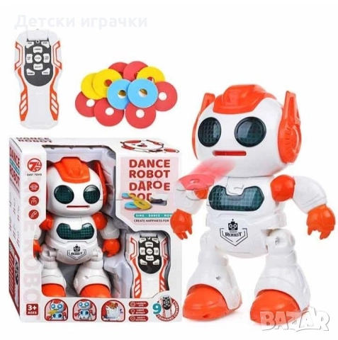 Робот с дистанционно и пулове, светлини и музика, танцуващ, снимка 12 - Други - 52714201