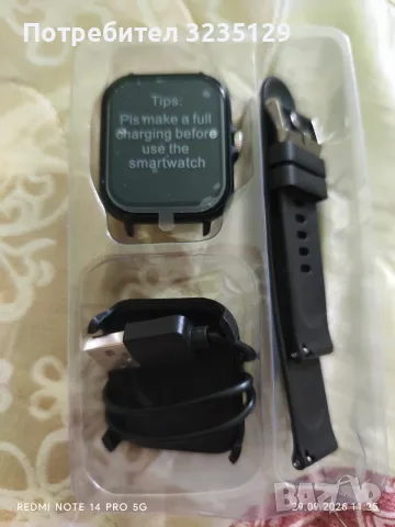 Нов Smart Watch – разговори, камера, крачкомер, Android/iOS, снимка 2 - Смарт часовници - 56267605