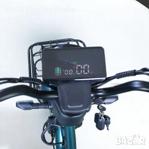 Електрически скутер с педали MaxMotors EBZ 20 1200W/60V/20Ah - GREEN, снимка 10 - Мотоциклети и мототехника - 50015624