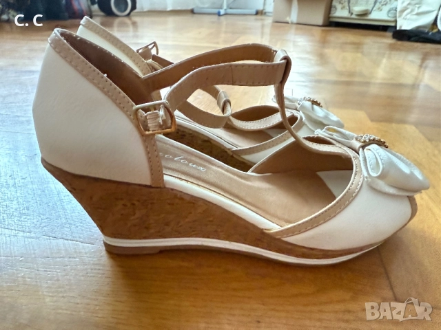 Дамски сандали 37 номер, снимка 2 - Сандали - 52406043
