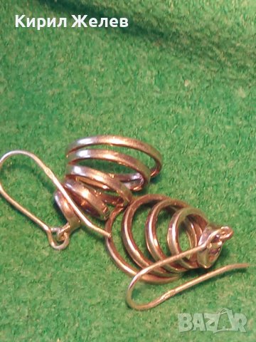 ПРЕКРАСНИ СПИРАЛОВИДНИ СРЕБЪРНИ ФЕШЪН - АРТ ОБЕЦИ СРЕБРО 925 ДИЗАЙНЕРСКА ИЗРАБОТКА 34437, снимка 2 - Обеци - 39535592