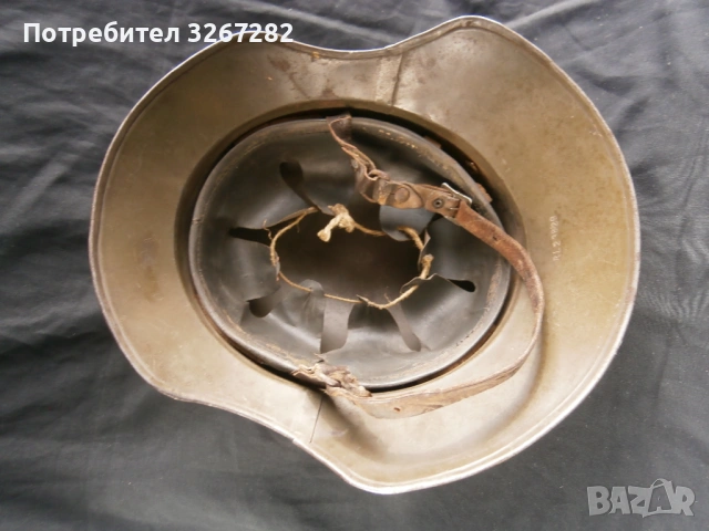 Каска,Шлем,Царство България,Противовъздушен, снимка 6 - Антикварни и старинни предмети - 53614904