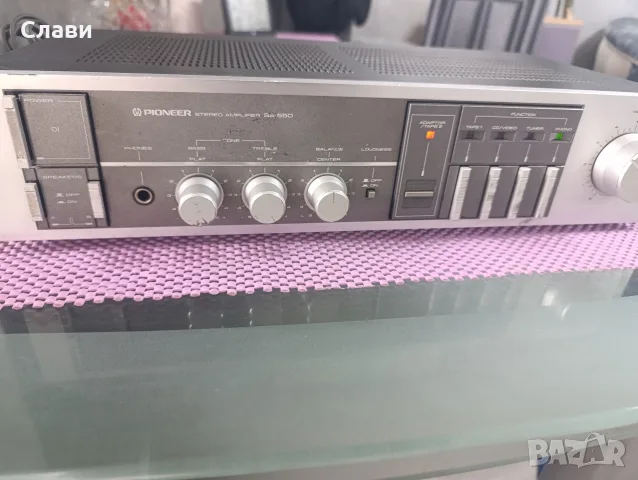 Усилвател PioneerSA-550 , снимка 8 - Ресийвъри, усилватели, смесителни пултове - 55966540