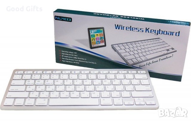 Безжична Bluetooth клавиатура WB-8022, снимка 4 - Клавиатури и мишки - 39301357