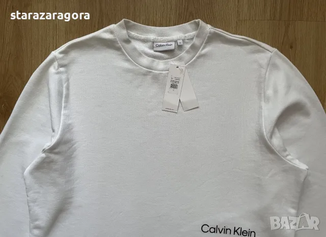 Calvin Klein Off Placement Logo XL, снимка 7 - Блузи - 56382085