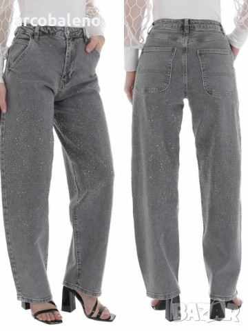 Дамски дънки с висока талия