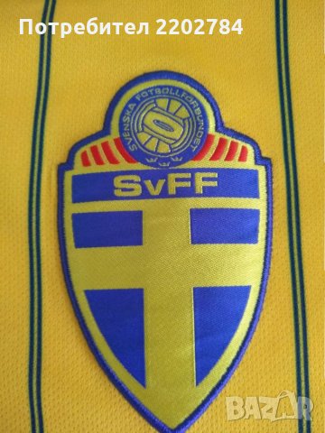 Оригинална тениска на шведската футболна асоциация SvFF, снимка 2 - Фен артикули - 34403186