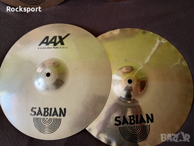 Sabian AAX Cymbal set & Hats, снимка 6 - Ударни инструменти - 52069716