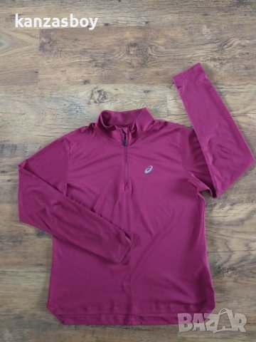 Asics Silver LS 1/2 Zip Top - страхотна дамска блуза КАТО НОВА, снимка 5 - Блузи с дълъг ръкав и пуловери - 41104630