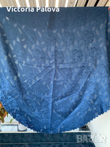 Голяма кръгла покривка, снимка 3 - Покривки за маси - 34102792