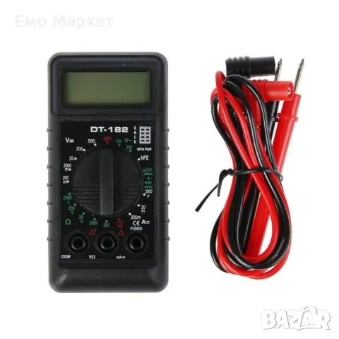 Мини цифров мултимер с дисплей, модел DT-182, снимка 3 - Други инструменти - 49120680