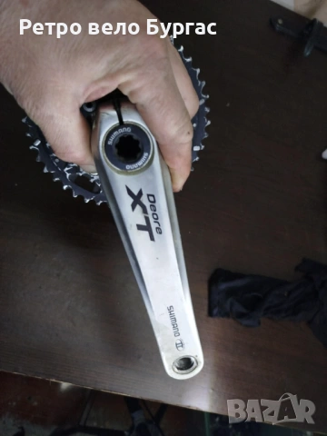 Курбел със средно движение за велосипед Shimano deore xt fc m 770, снимка 5 - Части за велосипеди - 53649160