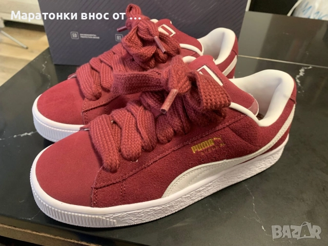 PUMA Кожени Оригинални внос от Англия номер 35,5/22см, снимка 3 - Маратонки - 52790193