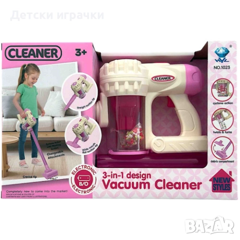 Детска вертикална прахосмукачка 3в1, снимка 6 - Образователни игри - 52582833