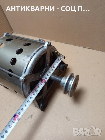 Стар Монофазен Електромотор От Стара Пералня. , снимка 9 - Антикварни и старинни предмети - 52202844