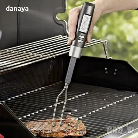 5778 Дигитален термометър за месо барбекю вилица