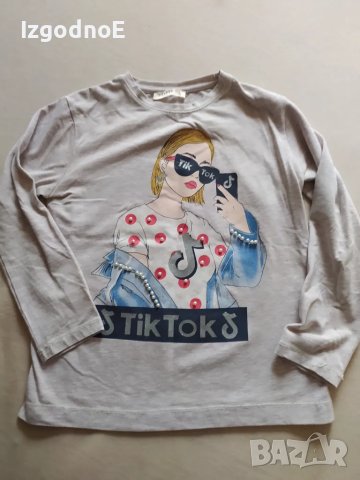128/134 Готина блузка Tik tok на Breeze, снимка 1