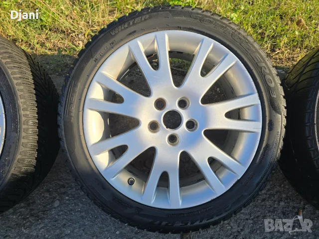 Оригинални Renault Silverstone 17" 5x108 + зимни гуми 225/45 R17 - 130€, снимка 8 - Гуми и джанти - 56183788