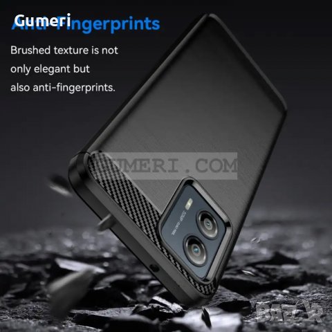 Motorola Moto G53 Противоударен Силиконов Гръб - Карбон, снимка 5 - Калъфи, кейсове - 40054981