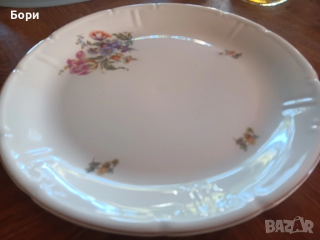 Български порцелан плато, снимка 3 - Чинии - 52117908