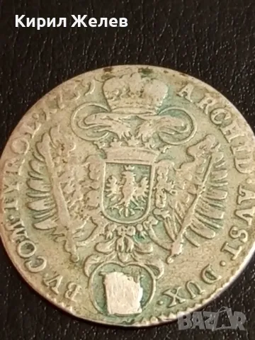 Сребърна монета кройцер Франц първи Австрия Свещенна римска империя 46150, снимка 8 - Нумизматика и бонистика - 49055131