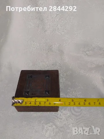 Стара Кожена Кутия, снимка 4 - Декорация за дома - 49784990