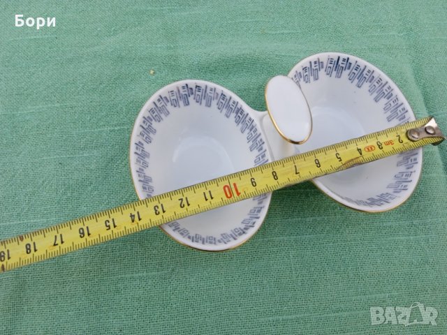Стара порцеланова солница, снимка 8 - Други - 36007609