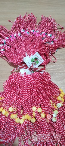 Десятки с мъниста фимо 0,45€ за снопче от 10 бр, снимка 9 - Други - 53341133