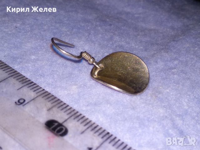 ЕЛЕГАНТНА ШИКОЗНА СНЕЖНОБЯЛА ЛЪСКАВА СРЕБЪРНА АРТ ОБЕЦА ПОЛИРАНО СРЕБРО 925 ПРОБА РЪЧНА РАБОТА 38752, снимка 7 - Обеци - 41741069