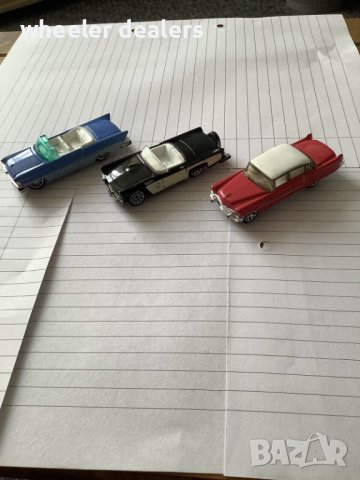 Метални колички Matchbox Мачбокс Lincoln, Tunderburd, Cadillac