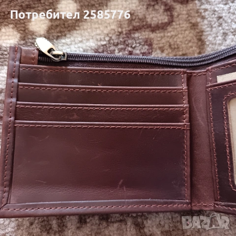 Мъжки портфейл кожа, снимка 2 - Портфейли, портмонета - 53161792