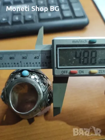 Много стар Турско-Арабски пръстен, снимка 11 - Пръстени - 49400259