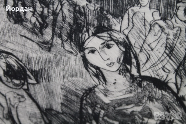 Литография ''П.Пенчев'', снимка 7 - Картини - 52724263