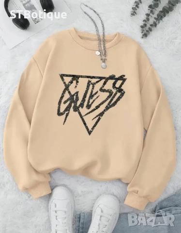 Дамска суитшърт със златни букви – стил и комфорт от STBoutique! Различни цветове!🌟, снимка 11 - Блузи с дълъг ръкав и пуловери - 52096951