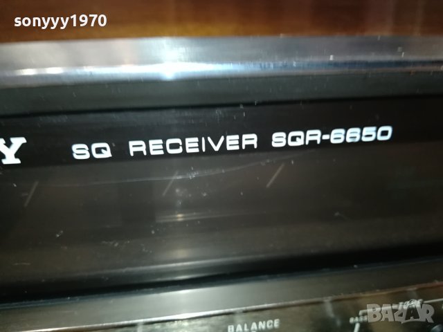 SONY SQR-6650 SQ RECEIVER MADE IN JAPAN 2708231838, снимка 4 - Ресийвъри, усилватели, смесителни пултове - 41982665