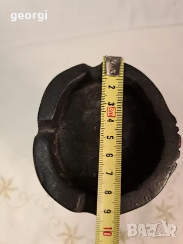 африканска статуетка пепелник дърворезба   7/2, снимка 8 - Други стоки за дома - 49775390