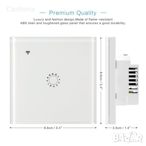 Wi FI сензорен интелигентен превключвател за осветление eWeLink, Alexa, Google Home, снимка 8 - Друга електроника - 40532084