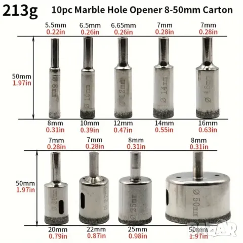 🔩 Професионални диамантени свредла за керамика, плочки, стъкло и гранитогрес! 🔩