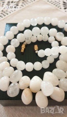 Нежно колие  от естествени камъни, снимка 3 - Колиета, медальони, синджири - 38137488